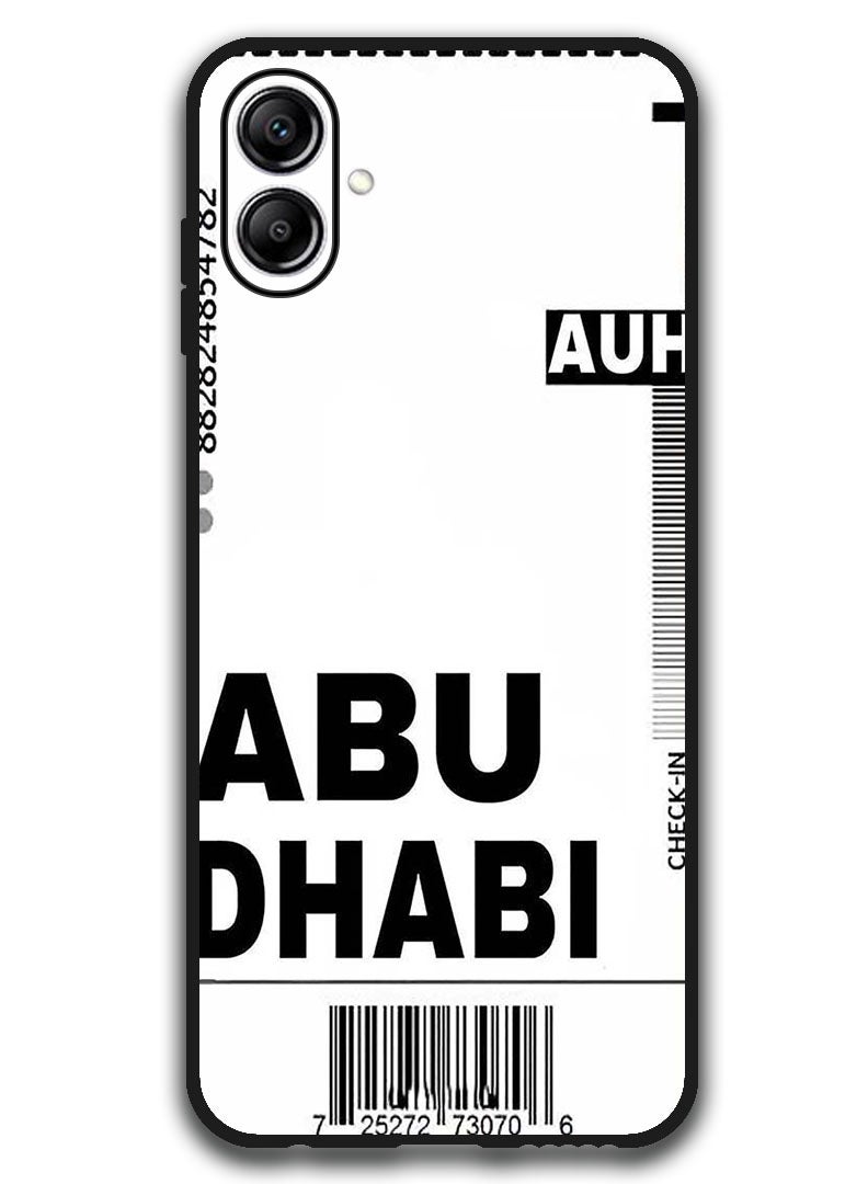 Theodor Case Compatible with Samsung Galaxy A07 6.7 Inch Protection Shockproof Bumper Cover AUH boarding pass - Image 1